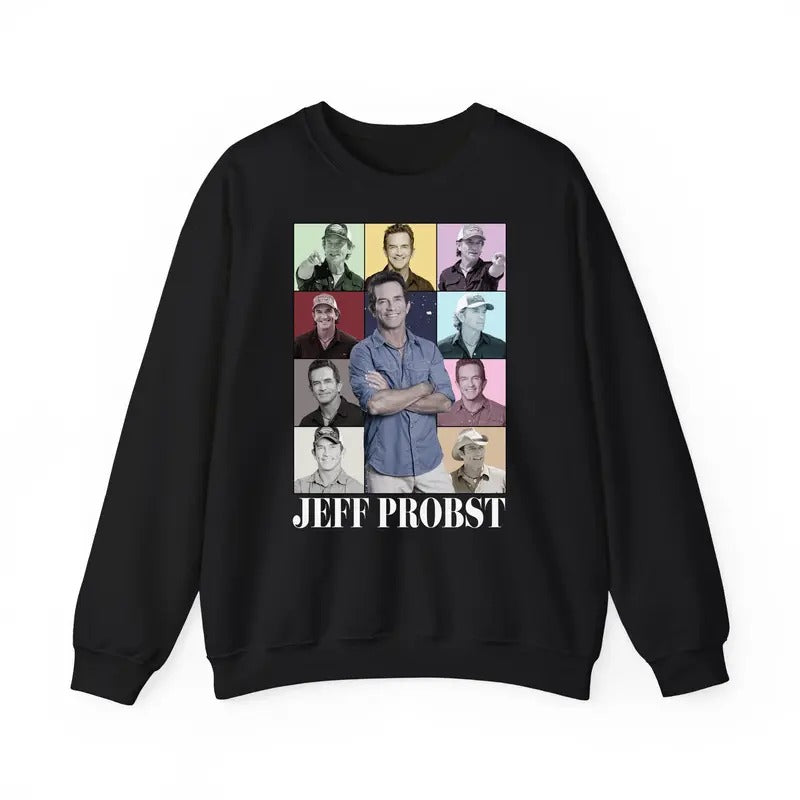 Jeff Probst The Eras T Shirt, Unisex Shirt Gift for fans, Limited Jeff Probst Shirt, Homage Jeff Probst Presenter, Jeff Probst Vintage Shirt, Television Presenter Tee, Jeff Probst Tv Show, Unisex