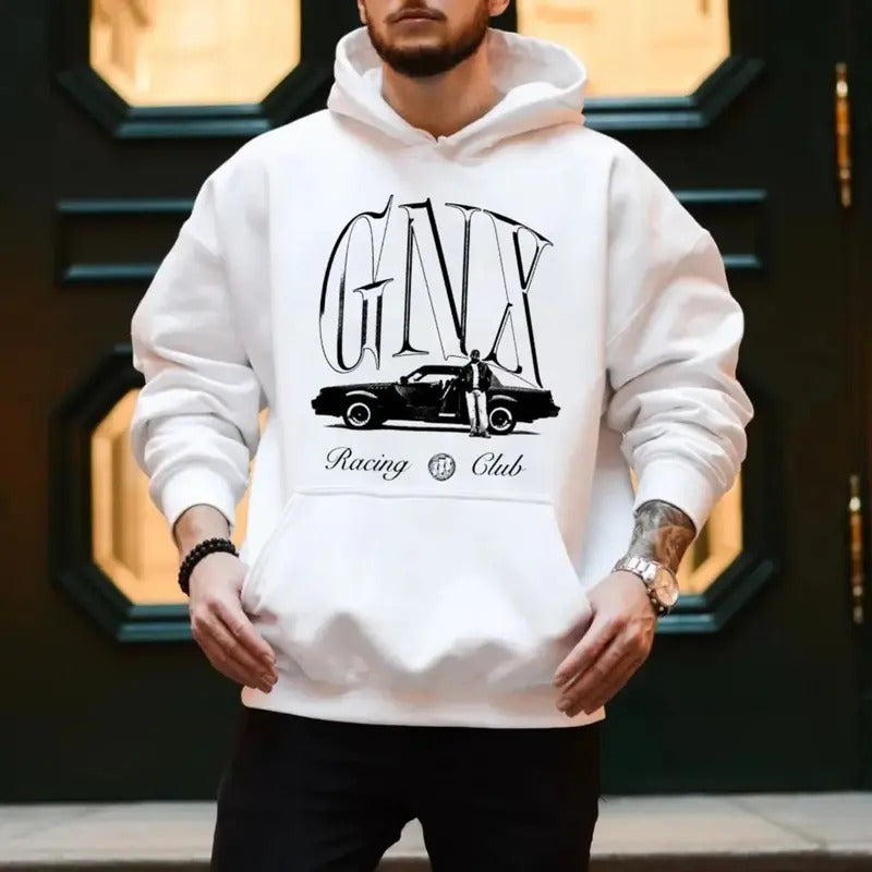 Kendrick Lamar Gnx Album Shirt, Vintage Gnx Racing Glub Sweatshirt, Kendrick Lamar Merch Hoodie, Unisex Sweater Pullover Tee