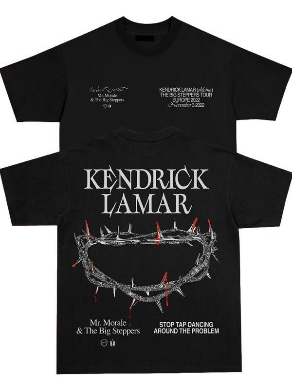 Kendrick Lamar Hiphop Graphic 2 side Tee shirt