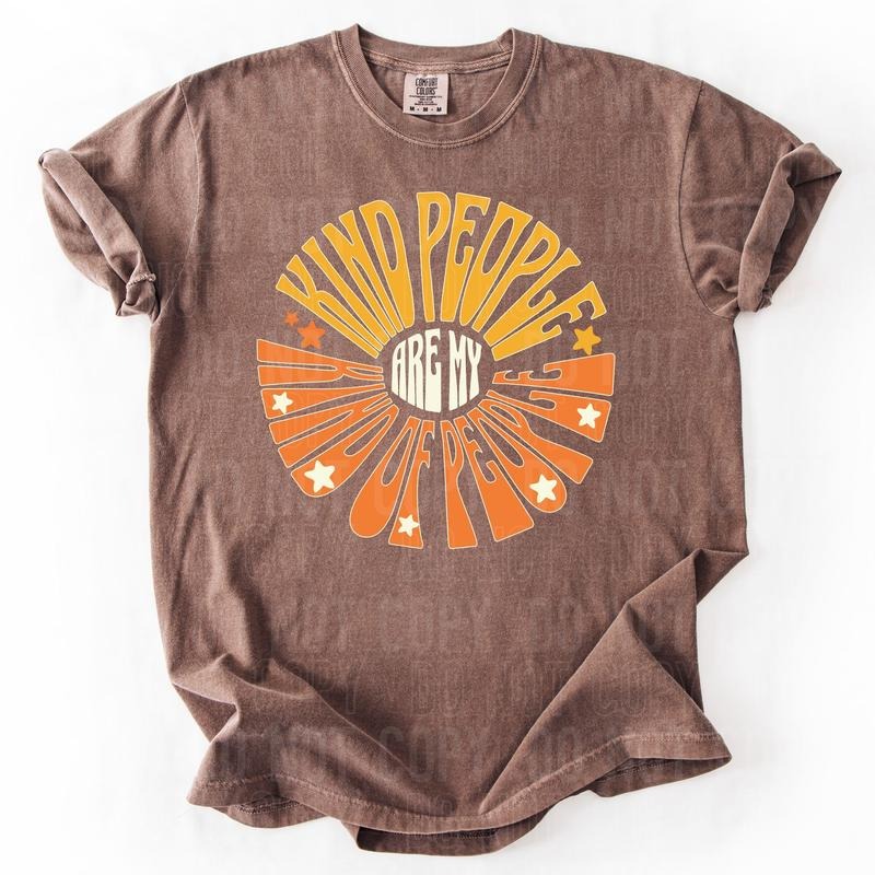 Kind People DTF Transfers - THIS IS NOT A SHIRT