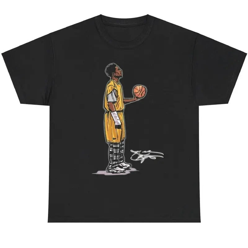 Kobe Bryant T-Shirt Vintage Inspirational Basketball Graphic Tee Shirt Motivational Sports Shirt for Men Women