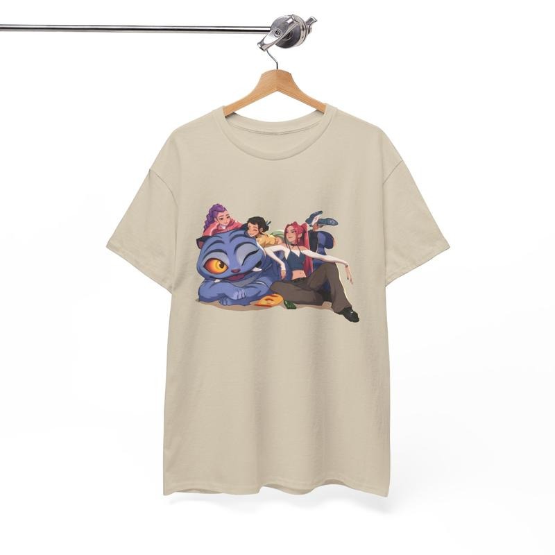 Kpop Demon Hunters Tiger T-shirt, Music Band Shirt, Kpop Lover Shirt, Gift For Kpop Fan
