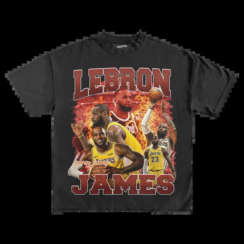 LEBRON JAMES Tee | Vintage Tee Graphic T-Shirt Sweatshirt Hoodie | Sport Tee - Gift For Fan 1