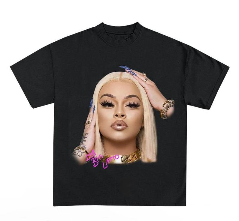 Lattooo Big Face Tee Classic Cotton Men's T-shirt - Fabric Menswear Top