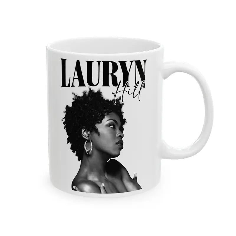 Lauryn Hill Graphic Mug, Retro Music Lauryn Coffee Mug, Singer Music Concert Mug, Gift for Fans