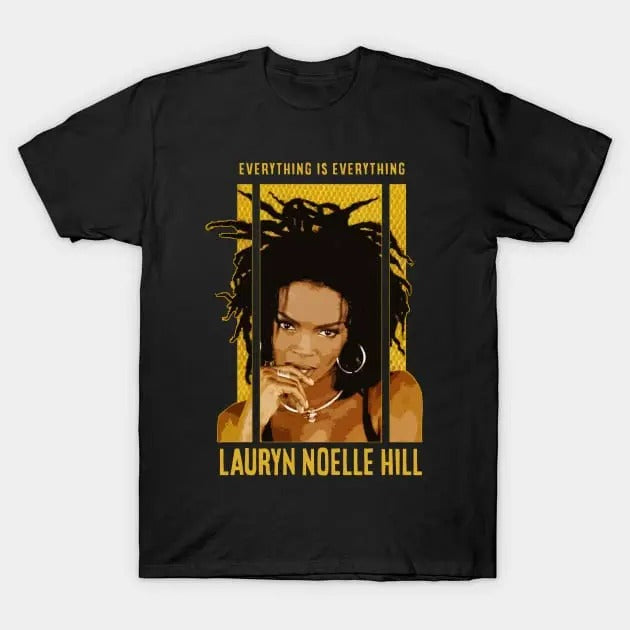 Lauryn Hill T Shirt Vintage Graphic Lauryn Hill - Everything T-Shirts Menswear Top