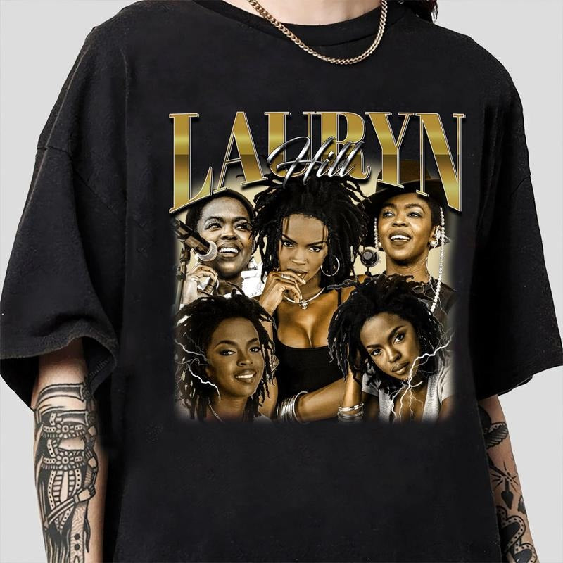 Lauryn Hill Vintage T-Shirt, Gift For Women and Man Unisex T-Shirt