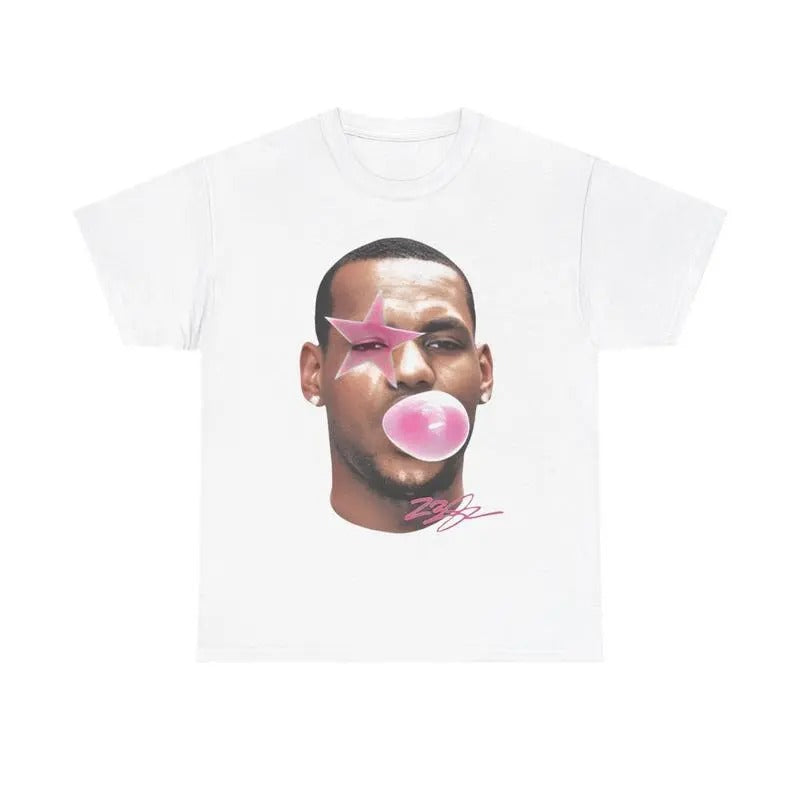 LeBubbleGum Vintage Goat Basketball Tee Casual Cotton Menswear Retro Shirt T-Shirt Top Graphic Underwear Tshirt Streetwear Shortsleeve Breathable Soft