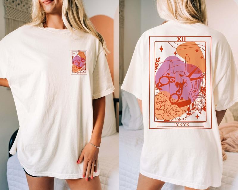 Lesbian Sapphic Tarot Card T Shirt Hoodie Sweater Vintage Lesbian Tshirt Cool Queer Shirt March For The Movement