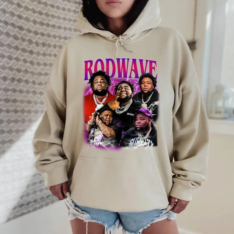 Limited Rod Wave Vintage T-Shirt, Last Lap Tour 2024 Gift For Woman and Man Unisex T-Shirt