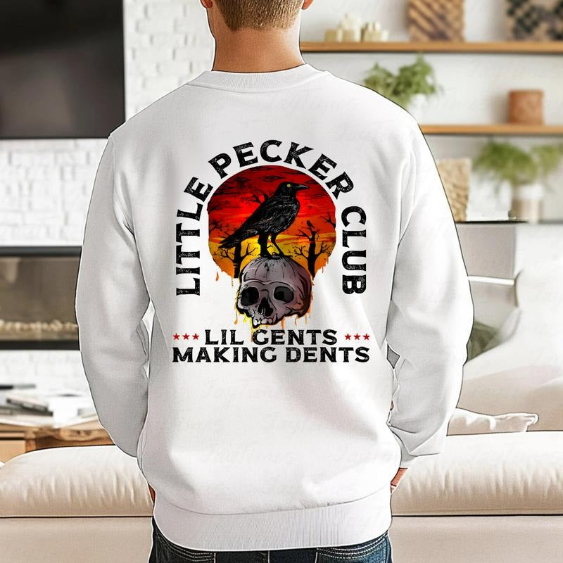 Little Pecker Club Lil Gents Making Dents Shirt Sweatshirt Hoodie, Trending Shirt 2025, Gifts Suitable for Men and Women, All Seasons Outfit