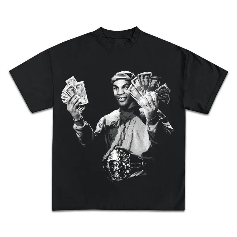 MIKE TYSON GRAPHIC BOOTLEG T-SHIRT - STREETWEAR