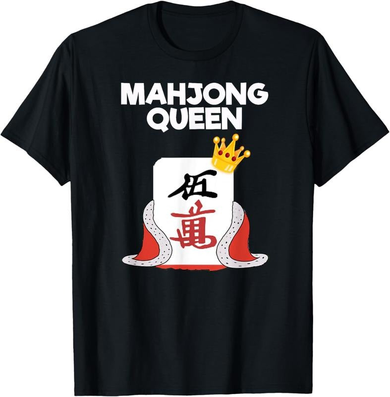 Mahjong T-Shirt - Funny Mahjong Queen T-Shirt