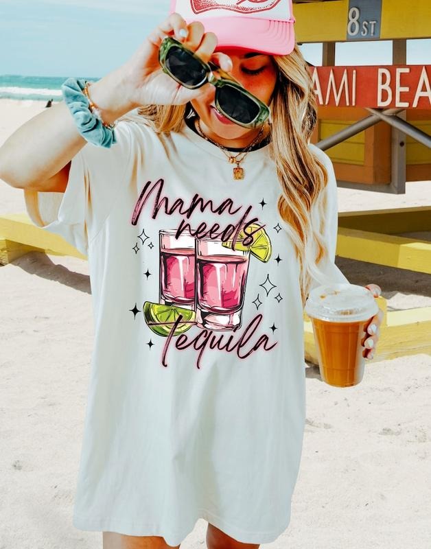 Mama Needs a Tequila Shirt Funny Hoodie margarita T Shirt, adult humor Sweater, tequila T Shirt, Gift for moms, funny mama