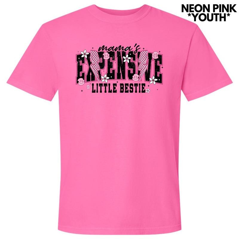 *** Mama's Expensive Little Bestie Comfort Colors T-Shirt (Youth) 'NLB'