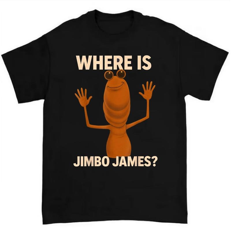 Marcus the Worm Where Is Jumbo James Meme Funny Shirt Quirky and Viral Graphic Tee for Casual Wear