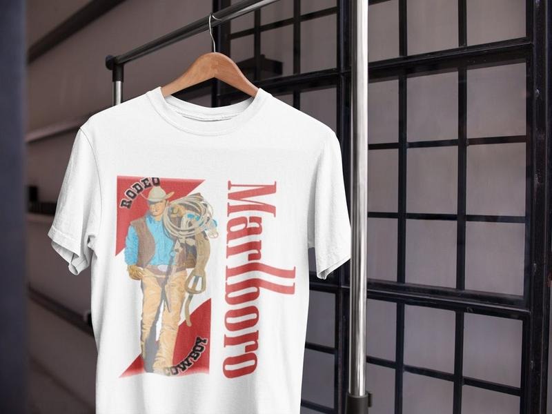 Marlboro shirt, Vintage 80s Marlboro Cowboy, Country Music Shirt, Cowboy Killer Shirt, Boho Shirt, Cowboy Rodeo T-shirt, sweater and Hoodie 90s shirt