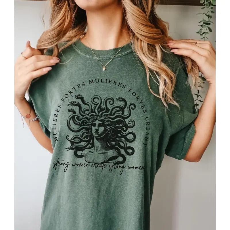 Medusa The Female Gaze Shirt Petrify the Patriarchy Feminist Shirt Leftist Shirt Greek Mythology Literature Shirt Witchy Shirt