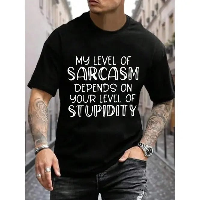 Men Slogan Graphic Tee Made In USA