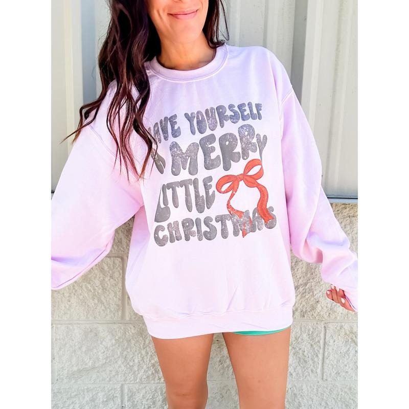 Merry Little Christmas Graphic Top