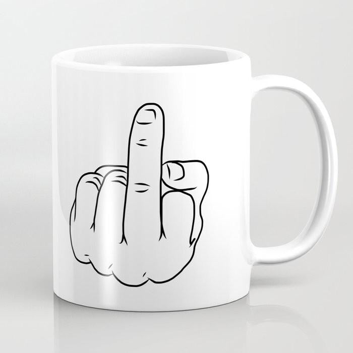 Middle Finger Coffee Mug 11oz-15oz,funny Coffee Mug, Gift Ideas