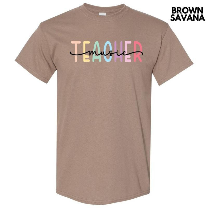 Music Teacher Gildan Short Sleeve T-Shirt 'NLB'