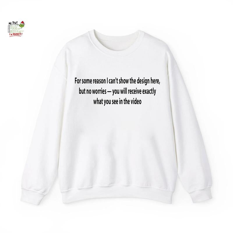 My Day I'm Booked Christmas Sweatshirt Hoodie | Funny Xmas Schedule Tee | Holiday Gift Shirt