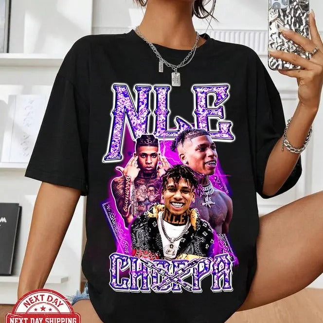 Nle Choppa , Rap Sweater, Hip Hop Tshirt , Gift For Him, NLE Choppa Concert Tee Merch Rap, Gift For Women and Man Unisex T-Shirt