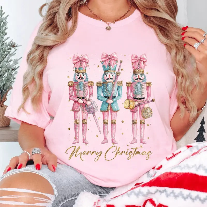 Nutcracker Christmas Shirt - Cute Holiday Graphic Tee - Casual Fall Softstyle Unisex T-Shirt