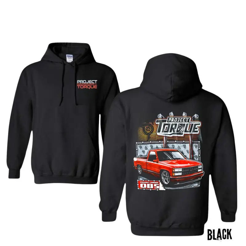 OBS Sport Graphic T-Shirt - Crewneck Sweatshirt - Hoodie, Unisex Cotton with Dynamic Car Design, Casual Wear for All Classic Menswear Tops Classic Menswear Tops