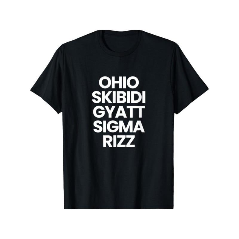 Ohio Skibidi Gyatt Sigma Rizz T-Shirt Made in USA