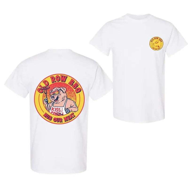 Old Row BBQ Rub Our Meat T-Shirt for men for women, New Graphic Design Unisex T-Shirt