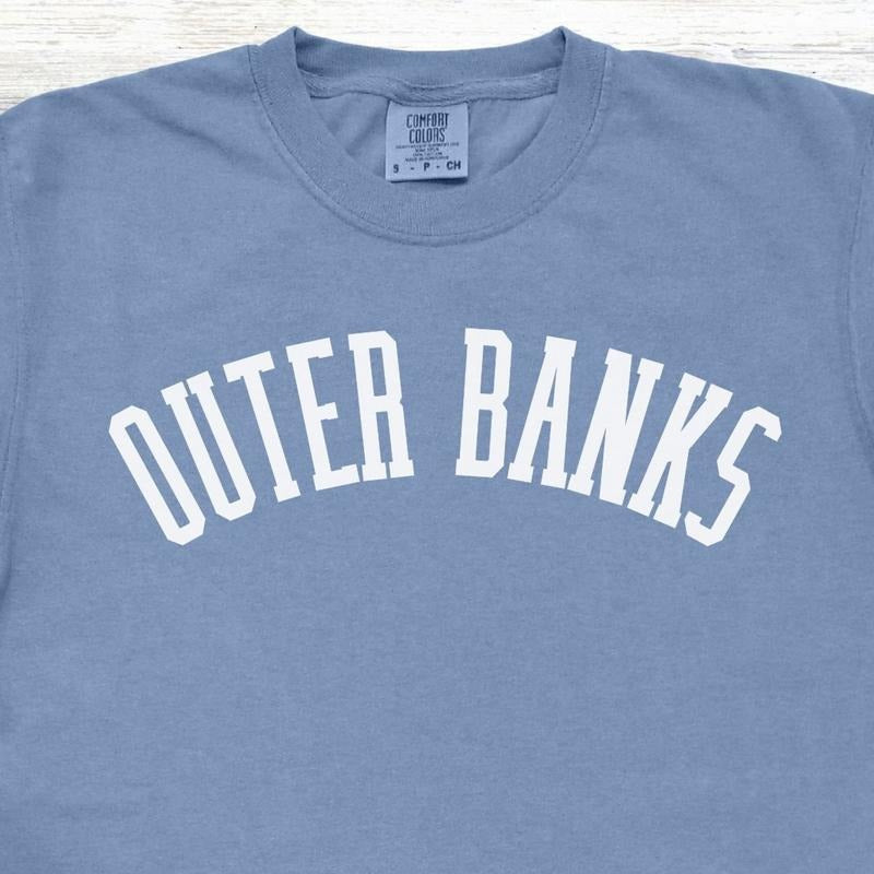 Outer Banks Shirt, North Carolina Vacation Travel Shirt, Outer Banks Preppy Summer Shirt, Obx Trendy Beach Shirt For Teen