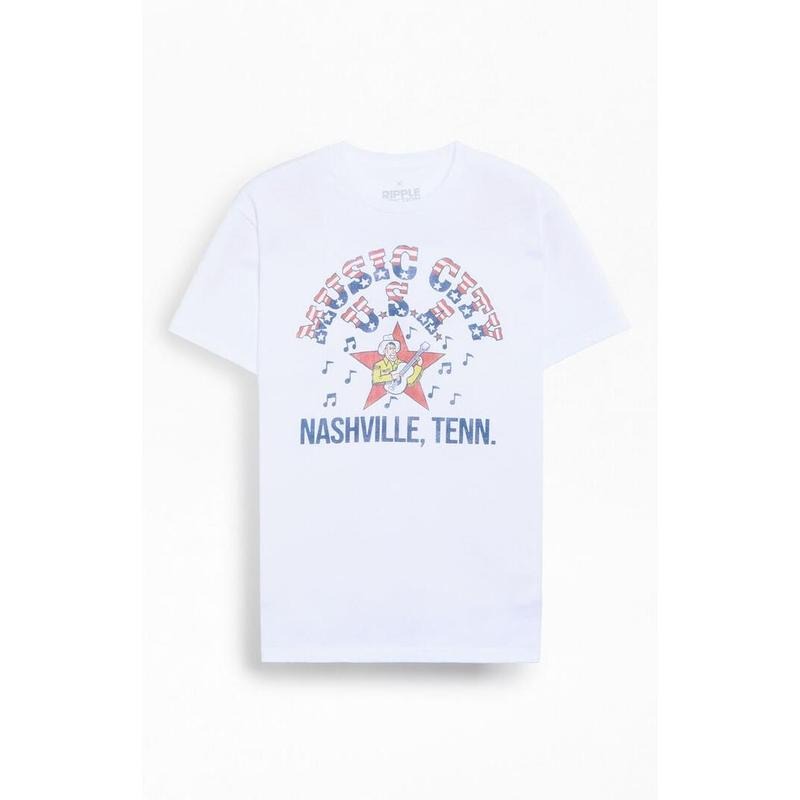 PacSun Men's Nashville Music City T-Shirt - Multicolor