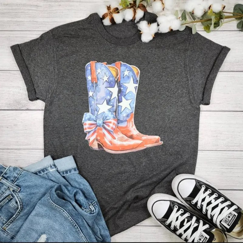 Patriotic Boots Graphic Tee