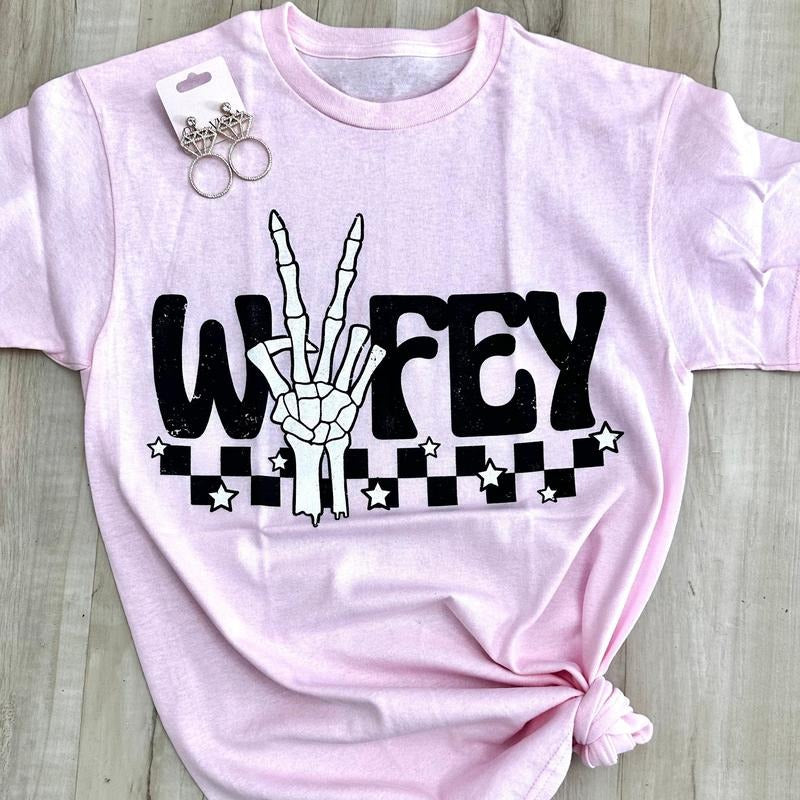 Peace Checker Wifey Graphic Tee