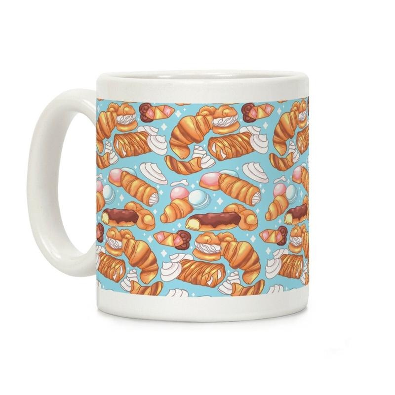Penis Pastries Pattern Coffee Mug 11oz-15oz, funny Coffee Mug Ceramic Classic