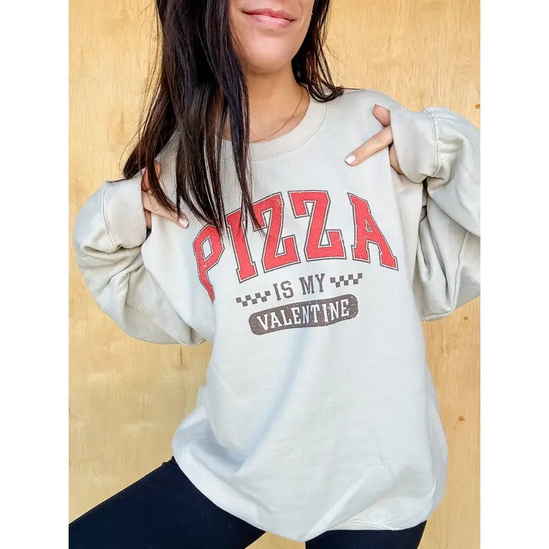 Pizza Valentine Graphic Top