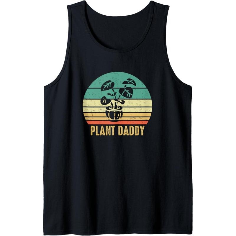 Plant Daddy Funny Garden Plants Landscaping Gardener Tank Top MADE IN USA