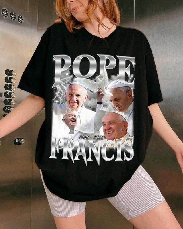 Pope Francis Vintage unisex t-shirt, Pope Francis rip,Pope Francis bootleg t-shirt