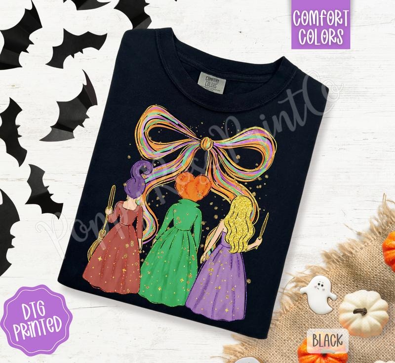Preppy Witches Comfort Colors, Trendy Women's Fall Tshirt