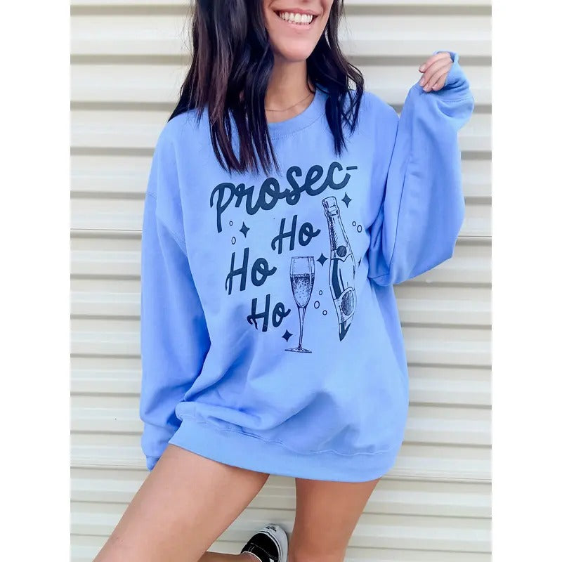 Prosecc-ho ho ho Graphic Pullover