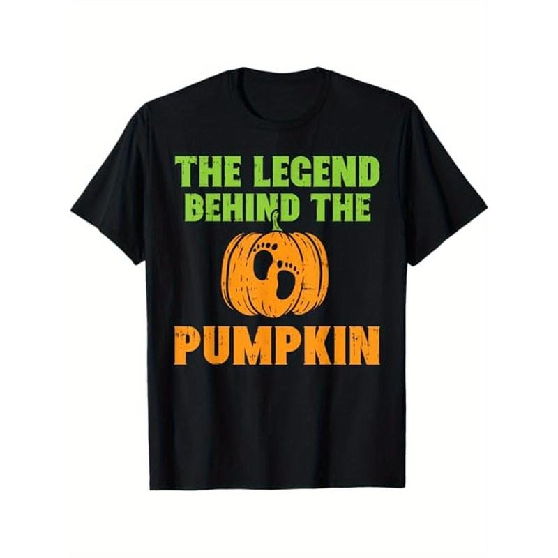 Pumpkin Halloween Pregnancy Is About to Become Dad T-Shirt, Halloween Thanksgiving Christmas Gifts, Boyfriend, Boyfriend, Family Friend Made in USA