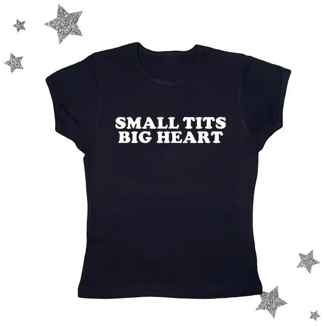Punk Y2k Women's Baby Tee, Aesthetic Letter Print, Vintage Streetwear T-Shirts, Emo Girl Clothes, Y2k Top Women Streetwear, Grunge 2000s, Gift For Girlfriend
