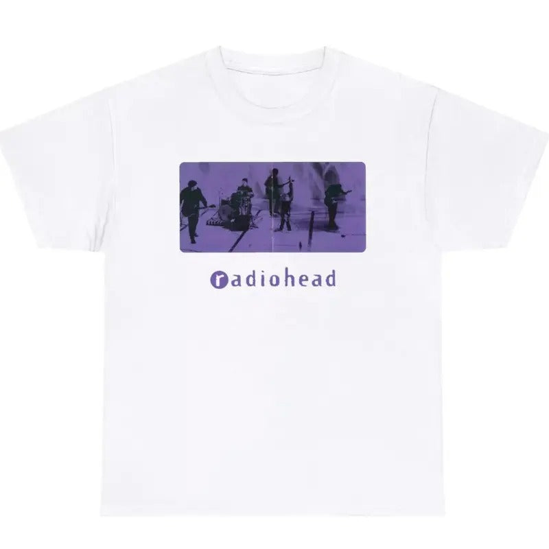 Radiohead Band T-Shirt Electronic 90s Emo rock Brand Classic Streetwear Tshirt