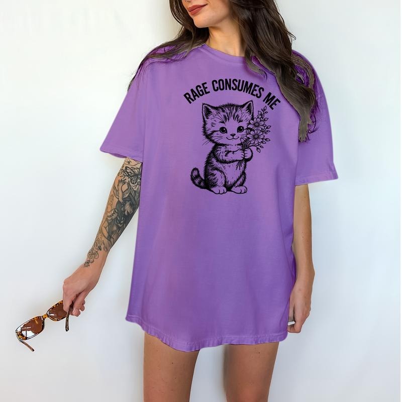 Rage Consumes Me - T-Shirt, Unisex T-Shirt, Funny Tee, Comfortable Shirt, Halloween Theme