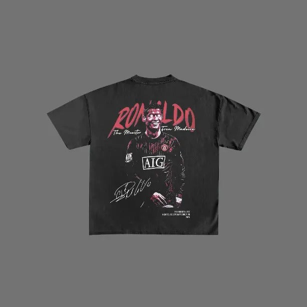 Red Devil RONALDO T-Shirt, RONALDO Vintage Tee, Unisex Soccer Shirt, Sweatshirt, Graphic Tees, Menswear Womenswear Streetwear