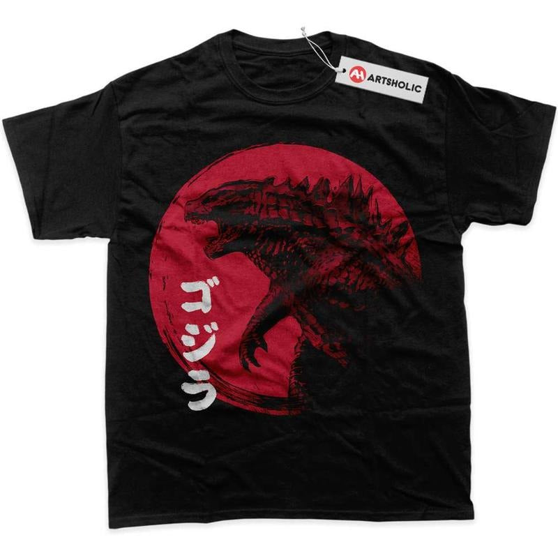 Red Sun Godzilla Shirt, Movie Shirt, Graphic T-Shirt