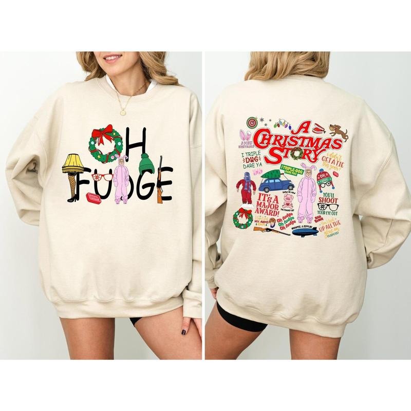 Retro Christmas Movie Story Sweatshirt, Funny Christmas Story Shirt, Merry Christmas Movie T-Shirt, Xmas Movie Tee, Christmas Gifts