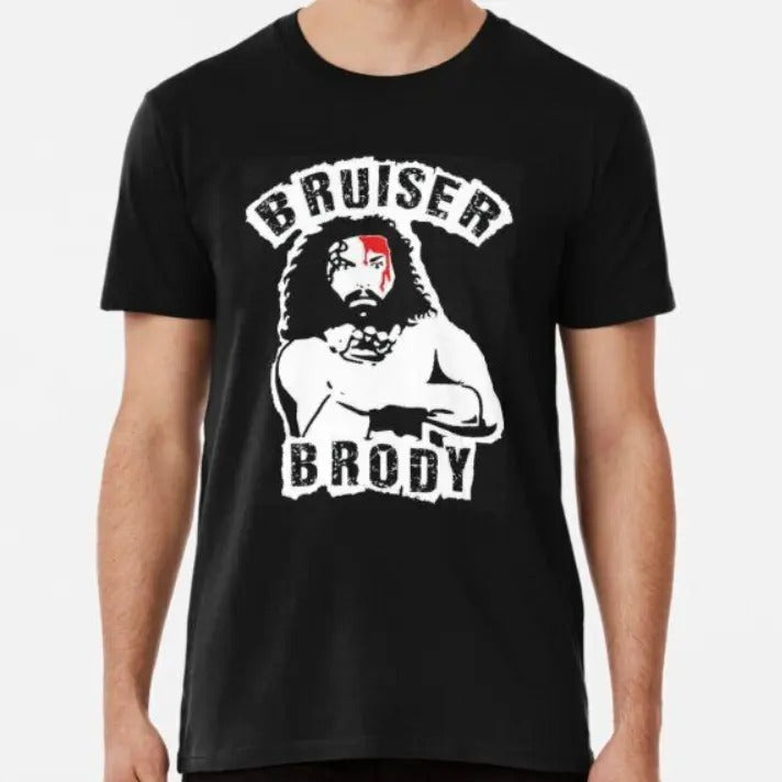 Retro Vintage Bruiser Brody T-Shirt Size S-3XL